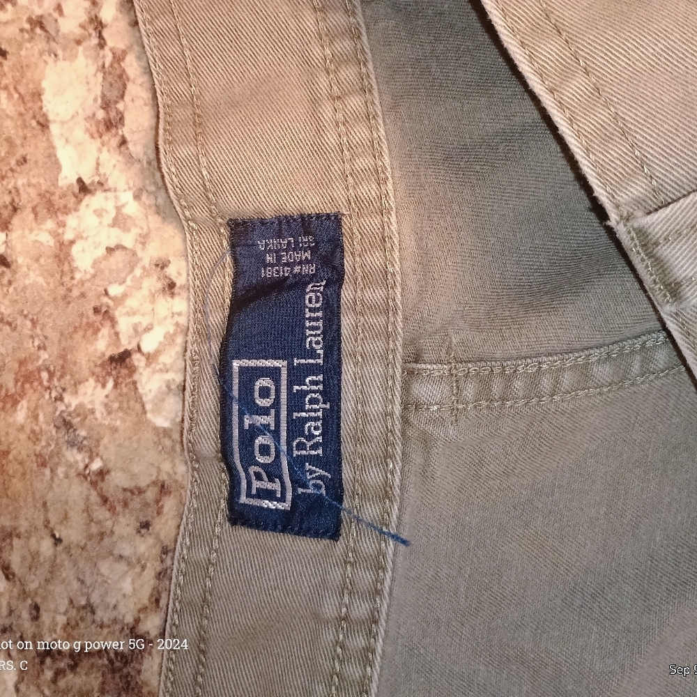 Ralph Lauren Polo Men's Khaki Cargo Shorts 38 - Picture 4 of 4